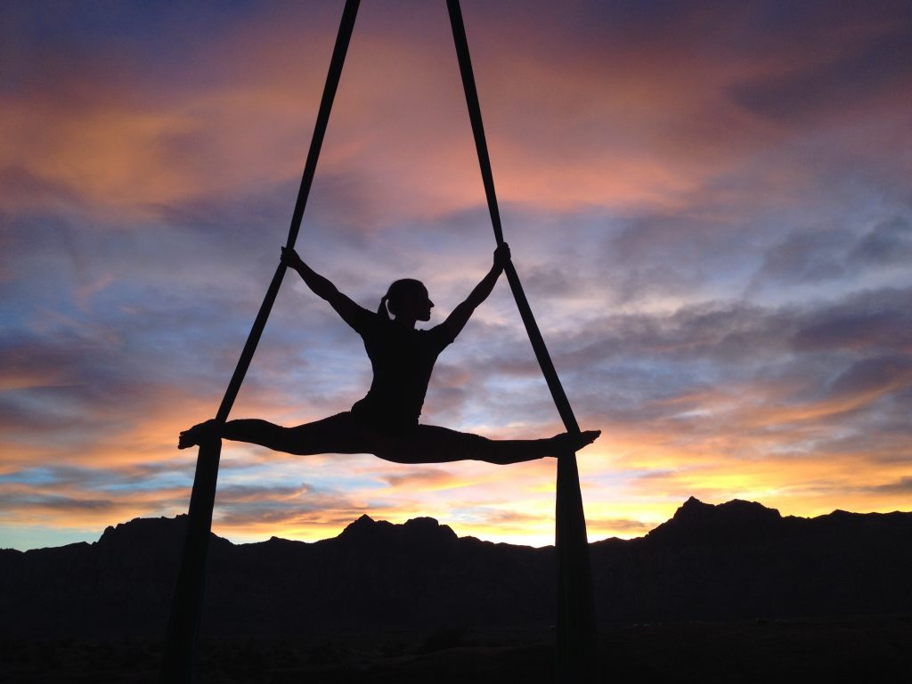 beginner aerial yoga experience