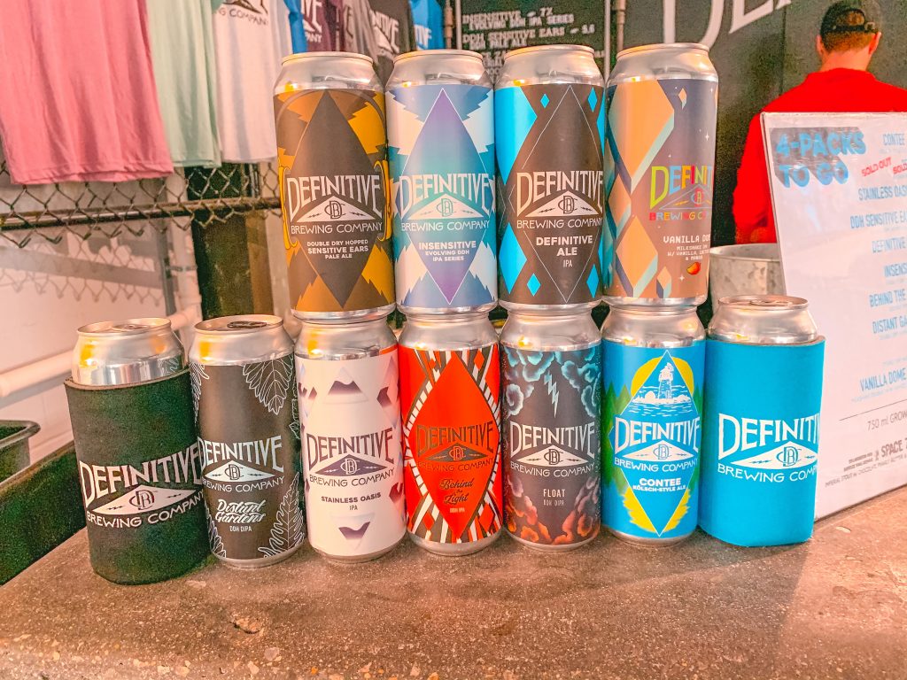 Definitive brewing company cans