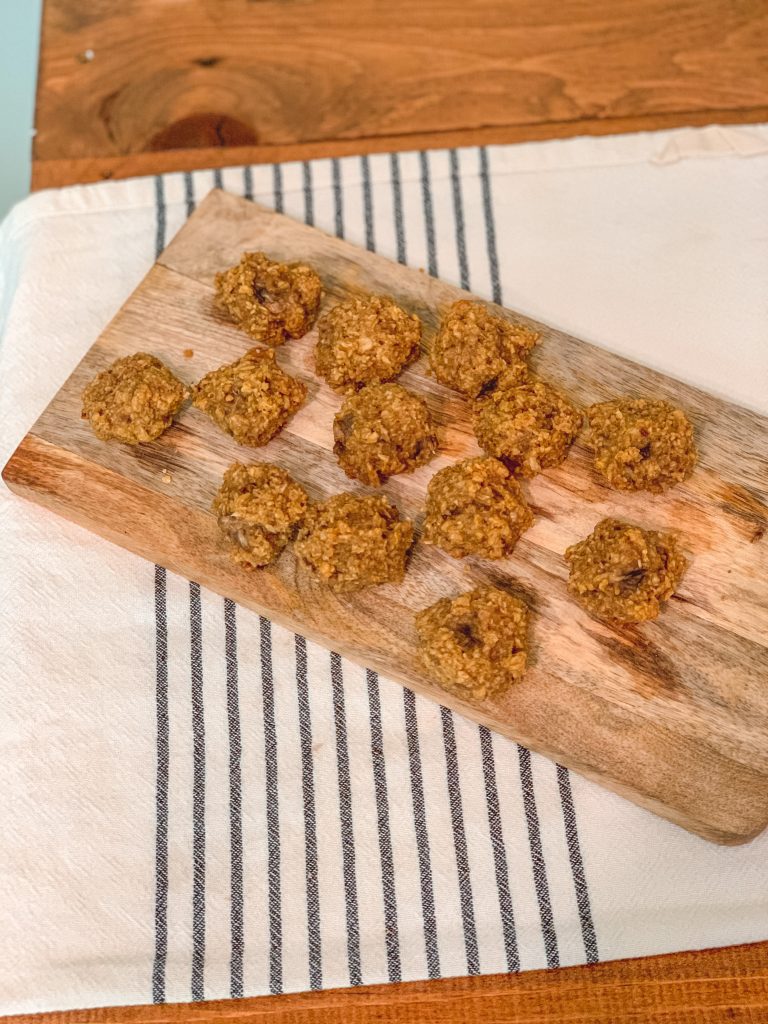 banana oat dog treats natural