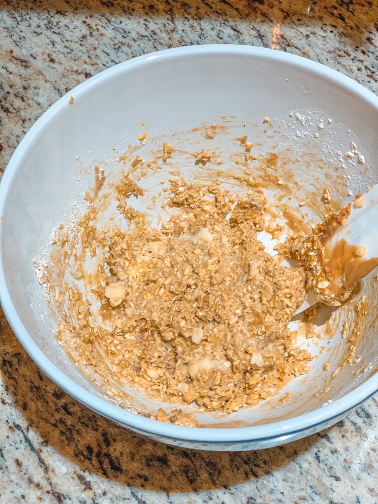 making banana dog treats