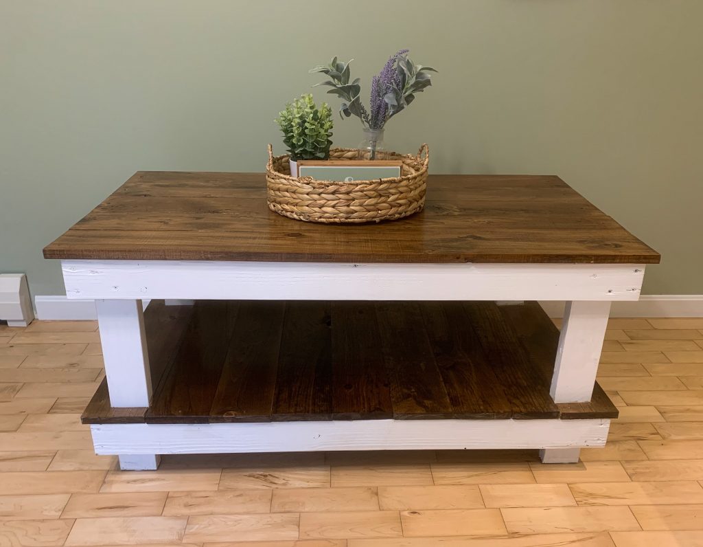 diy farmhouse coffee table