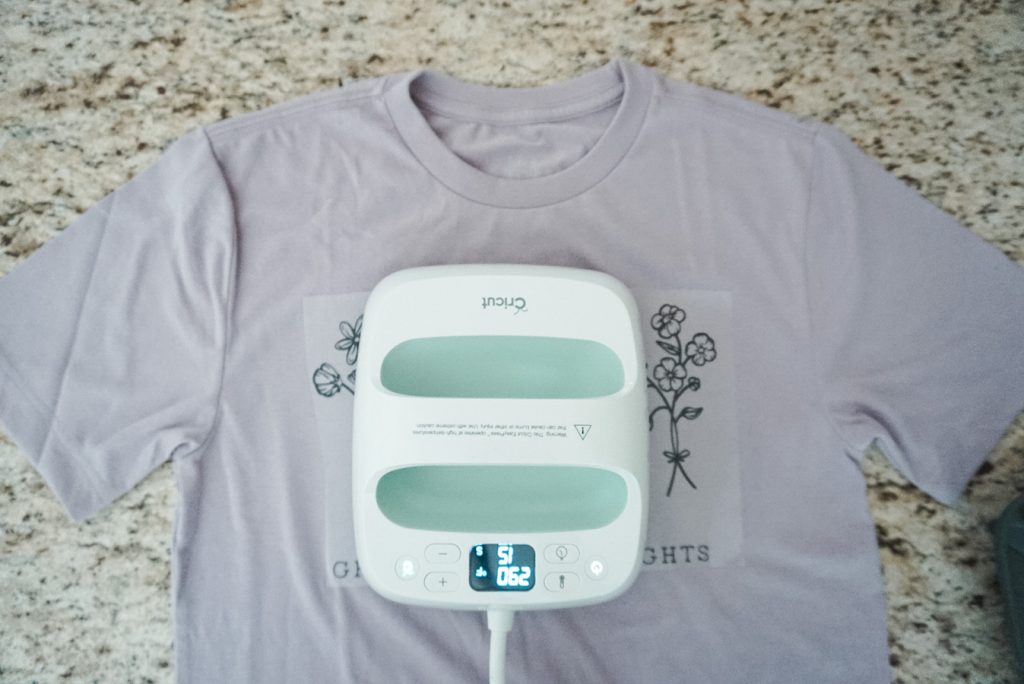 ironing with cricut easy press