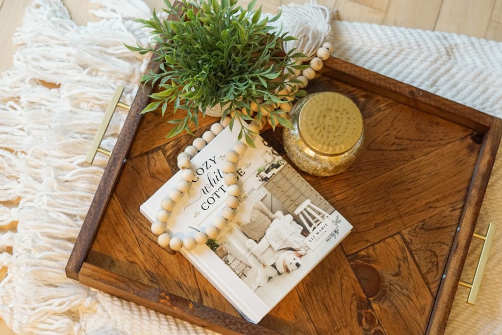 DIY wood serving tray