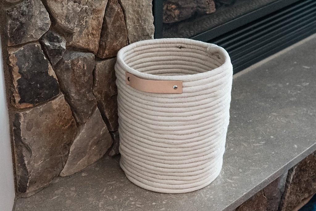 diy rope basket