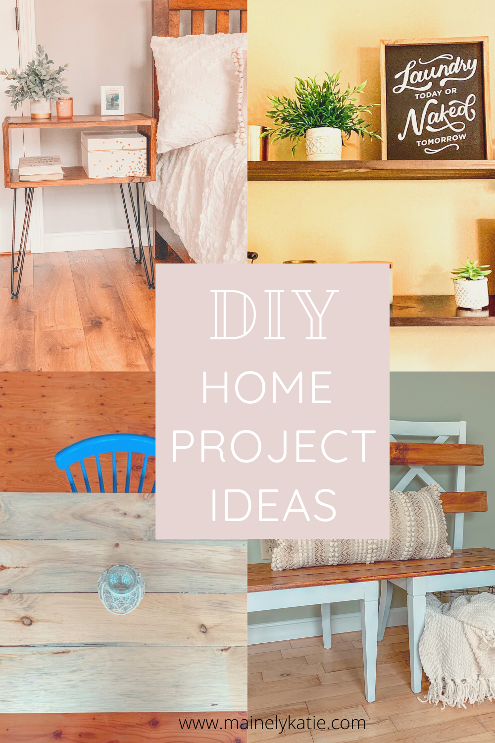 DIY home projects have been my jam lately! We have lived in our house for 3.5 years now and have made some small improvements, but nothing major. I have no background in anything crafty or carpentry related. But lately, I have been enjoying a few DIY home projects that are easy for beginners like me. Some projects include making our own home decor and upcycling some old furniture. Here are my favorite 7 easy DIY home projects for beginners that you can do this weekend.