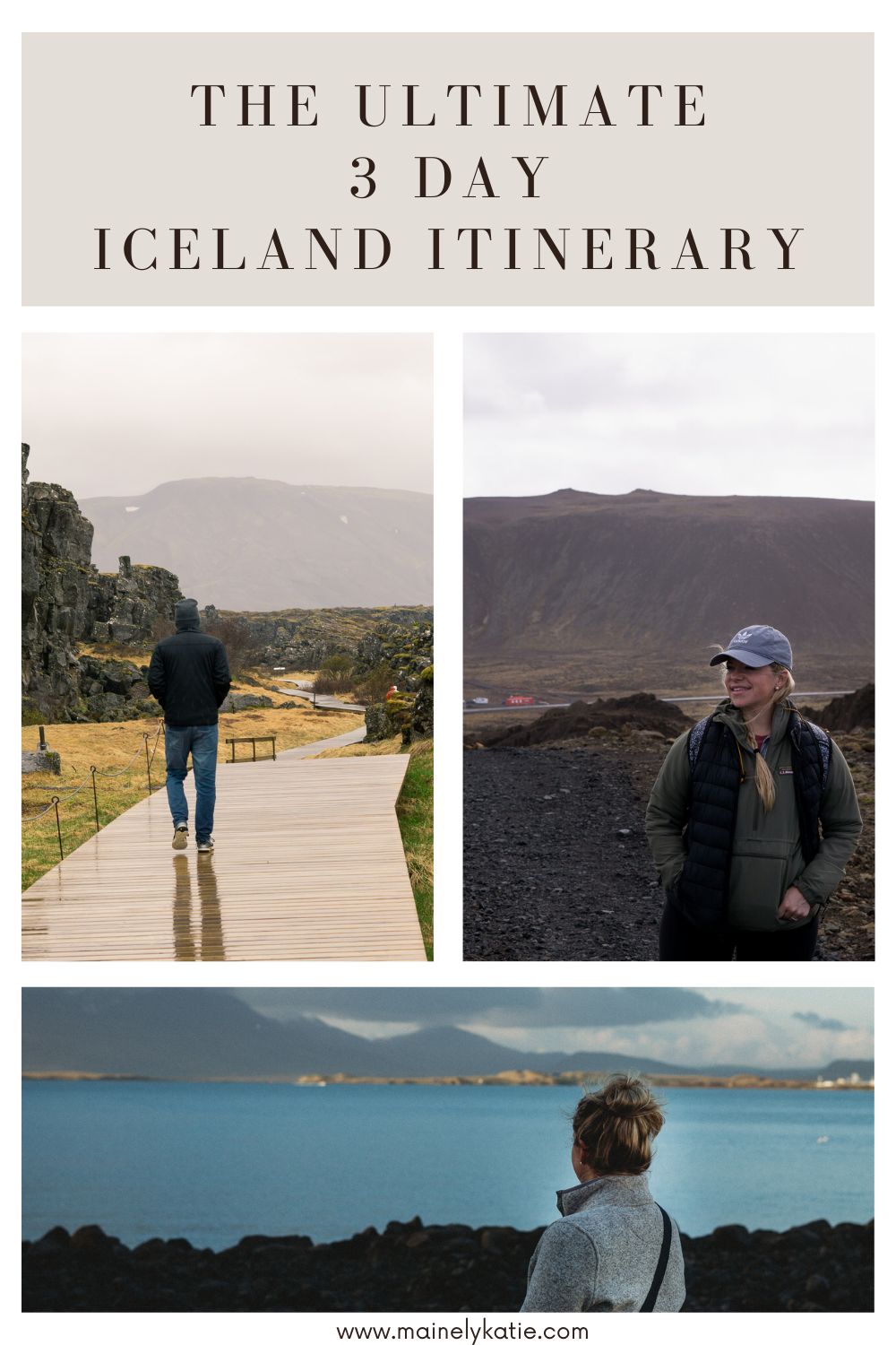 Iceland is unlike any place I have ever seen before. The landscapes are gorgeous with the lava rocks, adorable towns, steaming hot springs and incredible waterfalls. We had had a blast and got to see so much in the three days we were there. It rained for two out of the three days, but that didn't stop us from exploring! There is so much that you can do and see in Iceland in a short amount of time, so I put together the ultimate 3 day Iceland itinerary.