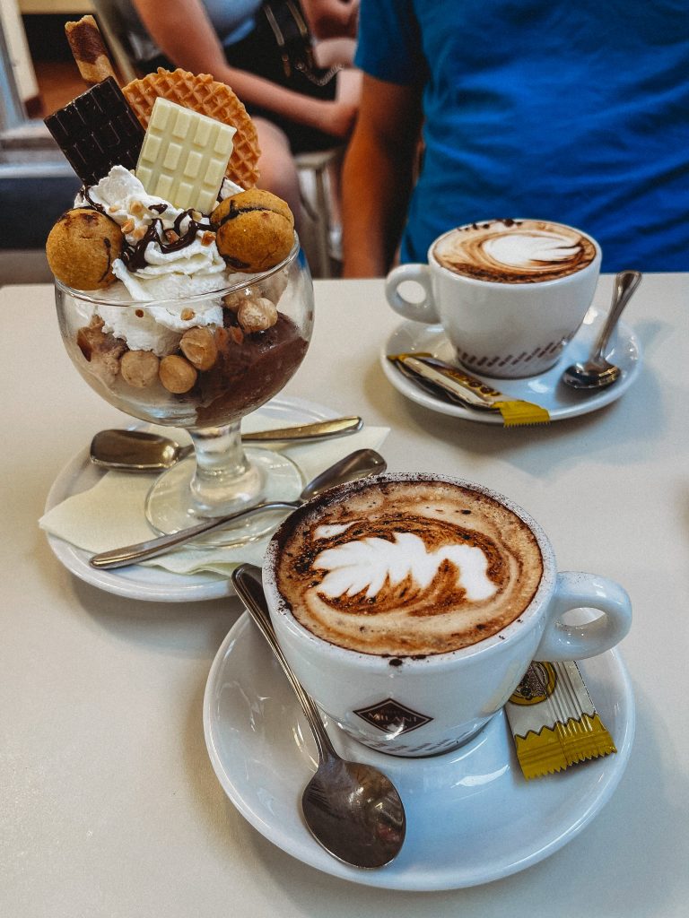 cafe in Milan Italy