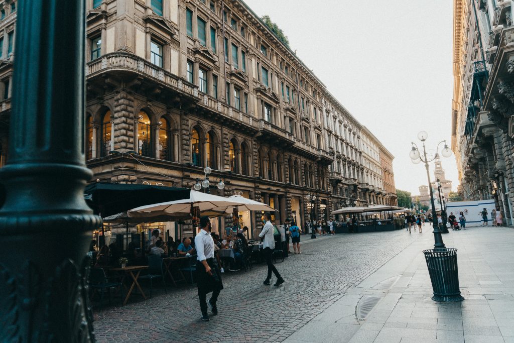 streets of milan italy