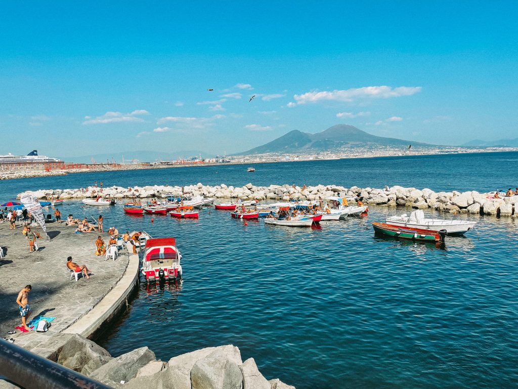 capri boats in the ocean