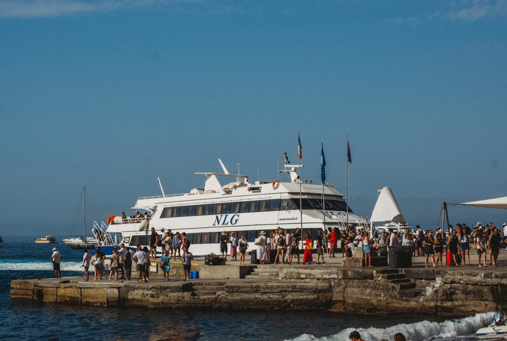 ferry to capri