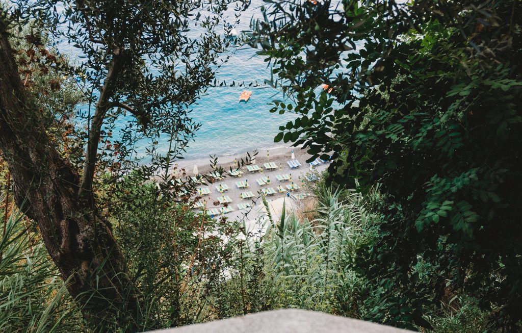 beach view positano