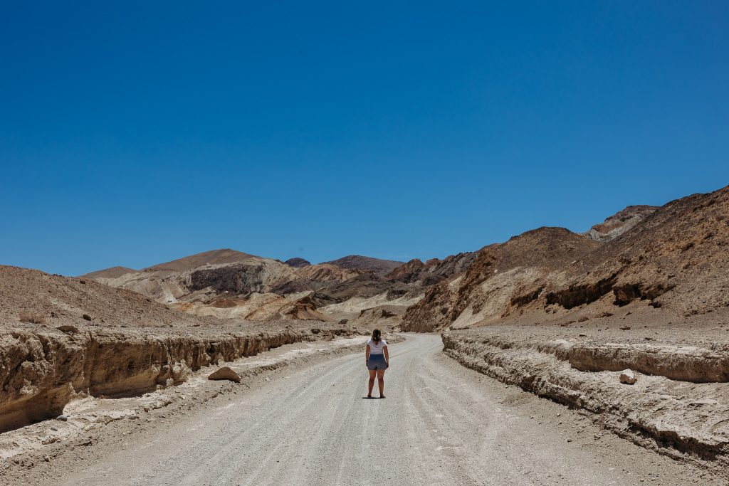 road in death valley